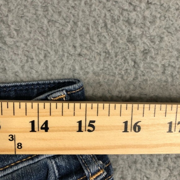 Hollister‎ Jean Women 30X30 Blue Preppy Distressed Denim High Rise Super Skinny - Picture 9 of 11